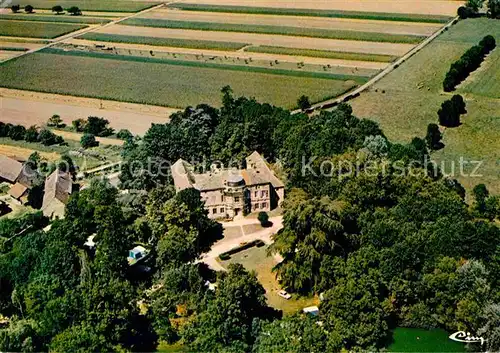 AK / Ansichtskarte Gigny sur Saone Chateau de l Eperviere et le camping Vue aerienne Kat. Gigny sur Saone