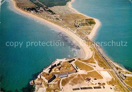 AK / Ansichtskarte Presqu Ile de Quiberon Entre Deux Mers Vue aerienne Kat. Rennes