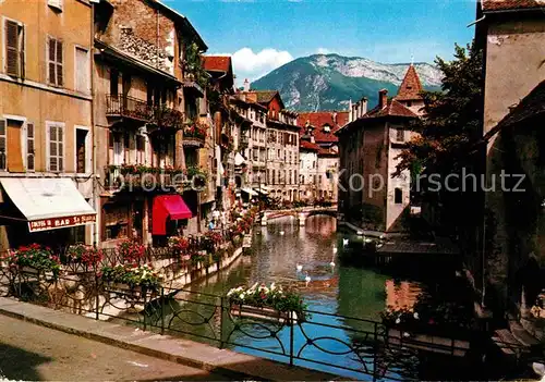 AK / Ansichtskarte Annecy Haute Savoie Vieux Quartiers Canal du Thiou et les vieilles prisons Kat. Annecy