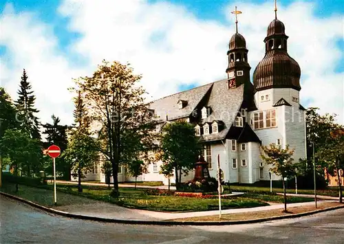 AK / Ansichtskarte Clausthal Zellerfeld Marktkirche zum Heiligen Geist Groesste Holzkirche Mitteleuropas 17. Jhdt. Kat. Clausthal Zellerfeld
