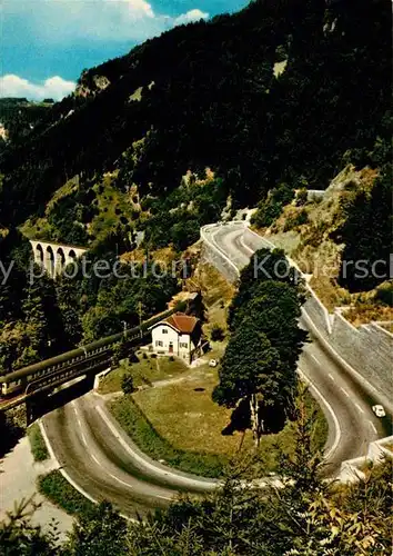 AK / Ansichtskarte Hoellental Schwarzwald mit Ravennaviadukt Eisenbahn Kat. Buchenbach