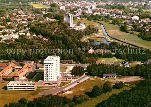 AK / Ansichtskarte Bad Bramstedt Solbad Moorbad Fliegeraufnahme Kat. Bad Bramstedt