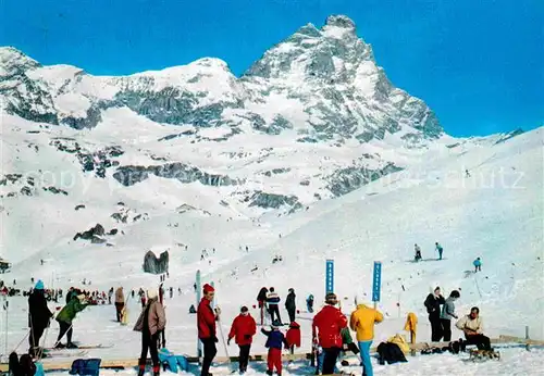 AK / Ansichtskarte Breuil Cervinia Campi di sci Wintersportplatz Alpen Kat. Cervinia