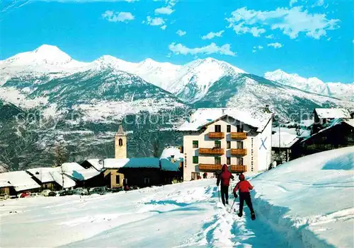 AK / Ansichtskarte Aymavilles Ozein Hotel Col du Drink Wintersportplatz Alpen