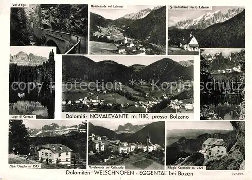AK / Ansichtskarte Welschnofen Suedtirol Panorama Eggental Dolomiten Kat. Nova Levante