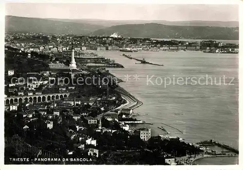 AK / Ansichtskarte Trieste Panorama da Barcola Kat. Trieste