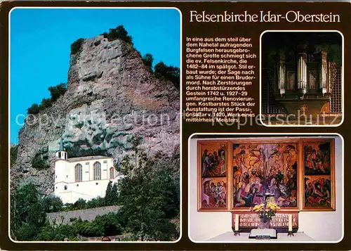 AK / Ansichtskarte Idar Oberstein Felsenkirche Stadt der Edelsteine Kat. Idar Oberstein