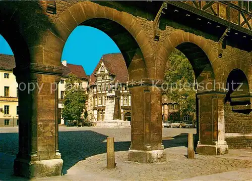 AK / Ansichtskarte Braunschweig Burgplatz Braunschweiger Loewe Kat. Braunschweig