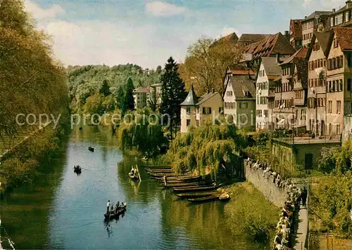 AK / Ansichtskarte Tuebingen Partie am Neckar mit Hoelderlinturm Universitaetsstadt Kat. Tuebingen