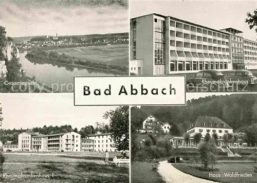AK / Ansichtskarte Bad Abbach Rheumakrankenhaus Haus Waldfrieden  Kat. Bad Abbach