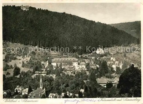 AK / Ansichtskarte Wildbad Schwarzwald Fliegeraufnahme Kat. Bad Wildbad