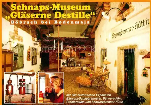 AK / Ansichtskarte Boebrach Schnaps Museum Glaeserne Destille Historische Exponate Kat. Boebrach