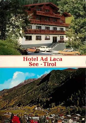AK / Ansichtskarte See Tirol Hotel Ad Laca Alpen Kat. See Patznauntal