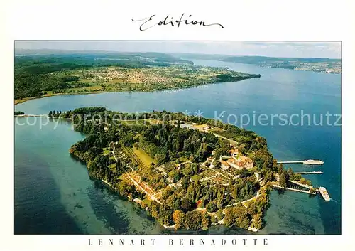 AK / Ansichtskarte Insel Mainau Fliegeraufnahme Kat. Konstanz Bodensee