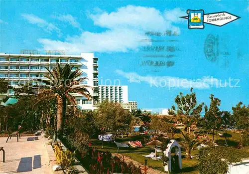 AK / Ansichtskarte Torremolinos Hotel Triton Garten Swimming Pool Kat. Malaga Costa del Sol