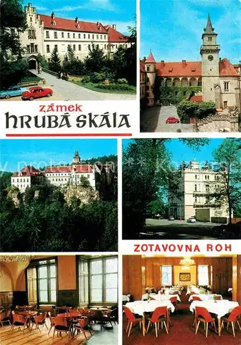 AK / Ansichtskarte Hruba Skala Zamek zotavovna ROH Cesky Raj Schloss Restaurant Kat. Tschechische Republik