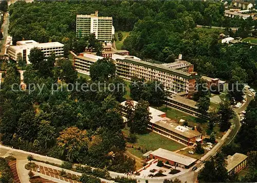 AK / Ansichtskarte Leverkusen Staedtische Krankenanstalten Fliegeraufnahme Kat. Leverkusen