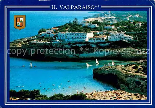 AK / Ansichtskarte Palma de Mallorca Hotel Valparaiso Kueste Bucht Strand Kat. Palma de Mallorca