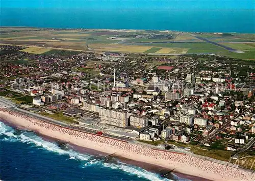 AK / Ansichtskarte Westerland Sylt Nordseeheilbad Fliegeraufnahme Kat. Westerland