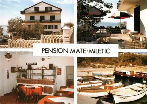 AK / Ansichtskarte Zadra Zara Zadar Pension Mate Miletic Razanac Rtina Kat. Kroatien