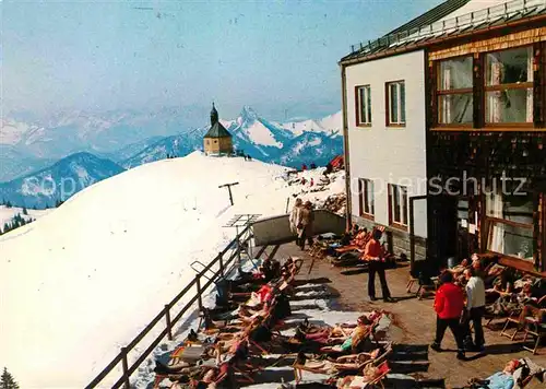 AK / Ansichtskarte Rottach Egern Wallberg Berggaststaette Kapelle  Kat. Rottach Egern