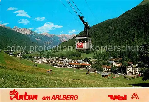 AK / Ansichtskarte Anton Arlberg St Seilbahn Kat. St. Anton am Arlberg