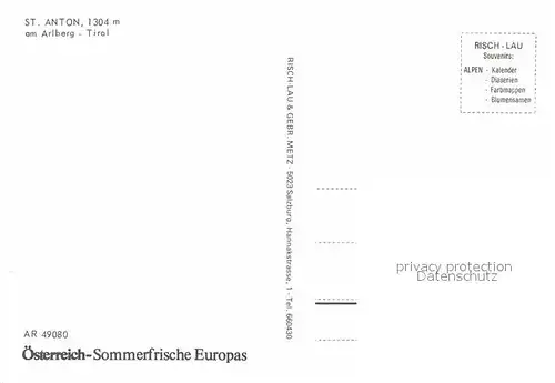 AK / Ansichtskarte Anton Arlberg St Seilbahn Kat. St. Anton am Arlberg