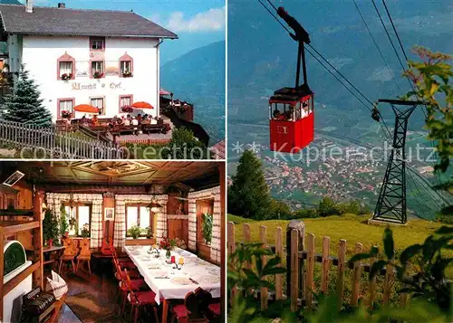 AK / Ansichtskarte Naturns Merano Unterstellhof Seilbahn Kat. Naturno