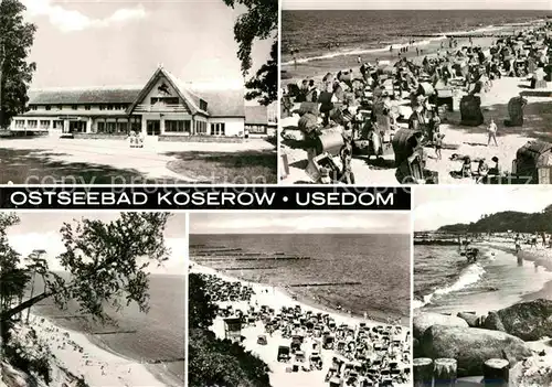 AK / Ansichtskarte Koserow Ostseebad Usedom Strand  Kat. Koserow