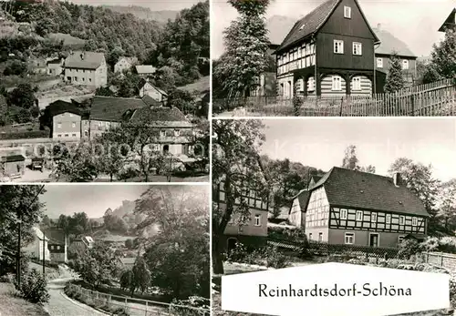 AK / Ansichtskarte Reinhardtsdorf Schoena Teilansichten Kat. Reinhardtsdorf Schoena