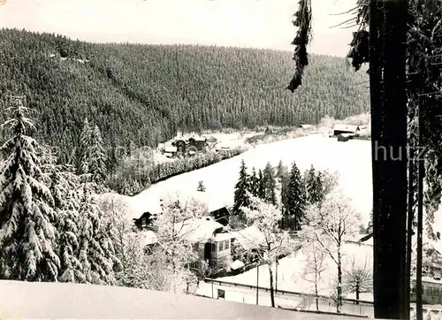 AK / Ansichtskarte Finsterbergen Winterpanorama Kat. Finsterbergen Thueringer Wald