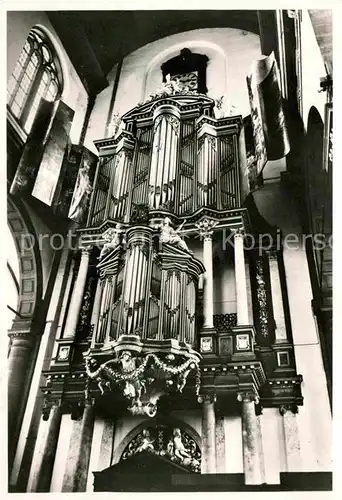 AK / Ansichtskarte Kirchenorgel Westerkerk Amsterdam  Kat. Musik