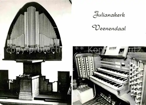 AK / Ansichtskarte Kirchenorgel Julianakerk Veenendaal  Kat. Musik