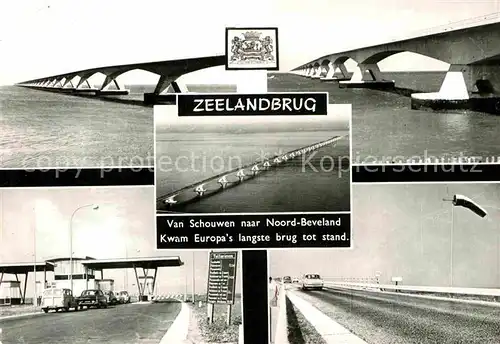 AK / Ansichtskarte Bruecken Bridges Ponts Zeelandbrug 