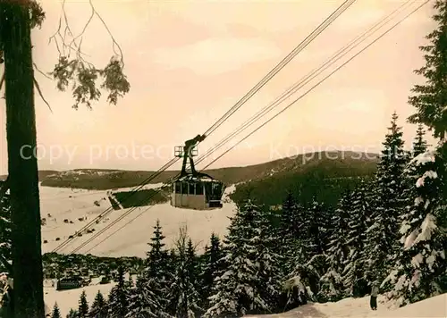 AK / Ansichtskarte Seilbahn Oberwiesenthal Erzgebirge Kat. Bahnen