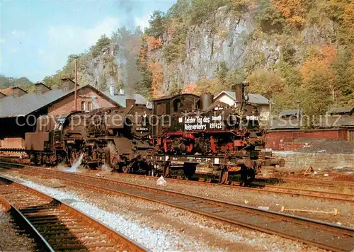 AK / Ansichtskarte Lokomotive Schmalspurbahn Wolkenstein Joehstadt Abtransport  Kat. Eisenbahn