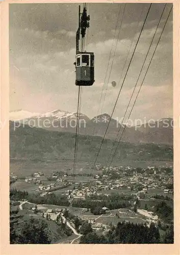 AK / Ansichtskarte Seilbahn Nebelhorn Oberstdorf  Kat. Bahnen