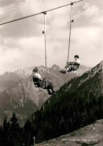 AK / Ansichtskarte Sessellift Imberger Horn  Kat. Bahnen