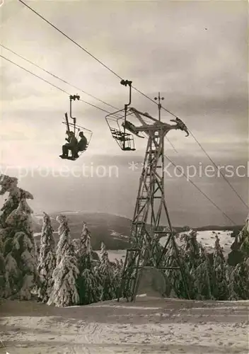 AK / Ansichtskarte Sessellift Krkonose Lanovka na Ruzovou  Kat. Bahnen