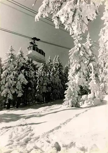 AK / Ansichtskarte Seilbahn Fichtelberg Oberwiesenthal  Kat. Bahnen