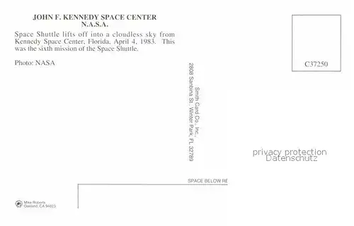 AK / Ansichtskarte Raumfahrt John F. Kennedy Space Center Space Shuttle NASA  Kat. Flug
