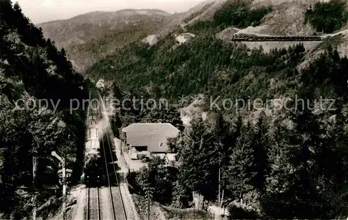 AK / Ansichtskarte Eisenbahn Schwarzwaldbahn Triberg  Kat. Eisenbahn