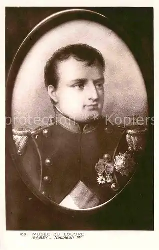 AK / Ansichtskarte Napoleon Bonaparte Kuenstlerkarte Isabey  Kat. Persoenlichkeiten