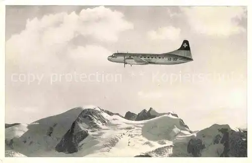 AK / Ansichtskarte Swissair Convair Liner  Kat. Flug