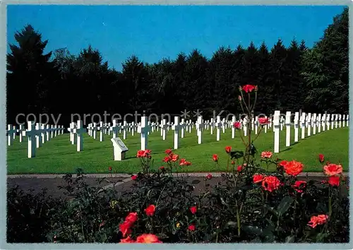 AK / Ansichtskarte Friedhof Cimetiere militaire americain Hamm  Kat. Tod