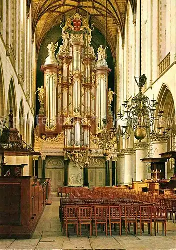 AK / Ansichtskarte Kirchenorgel Haarlem Grote Kerk  Kat. Musik