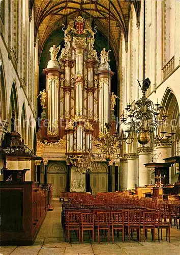 AK / Ansichtskarte Kirchenorgel Haarlem Grote Kerk Kat. Musik