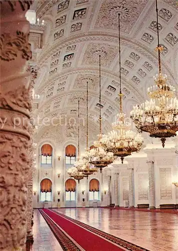 AK / Ansichtskarte Moscow Moskva St Georges Hall Grand Kremlin Palace Kat. Moscow