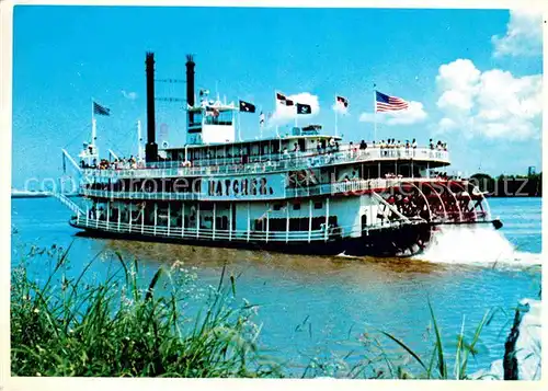 AK / Ansichtskarte Dampfer Schaufelrad Steamboat Natchez New Orleans  Kat. Schiffe