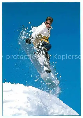 AK / Ansichtskarte Wintersport Snowboard  Kat. Sport